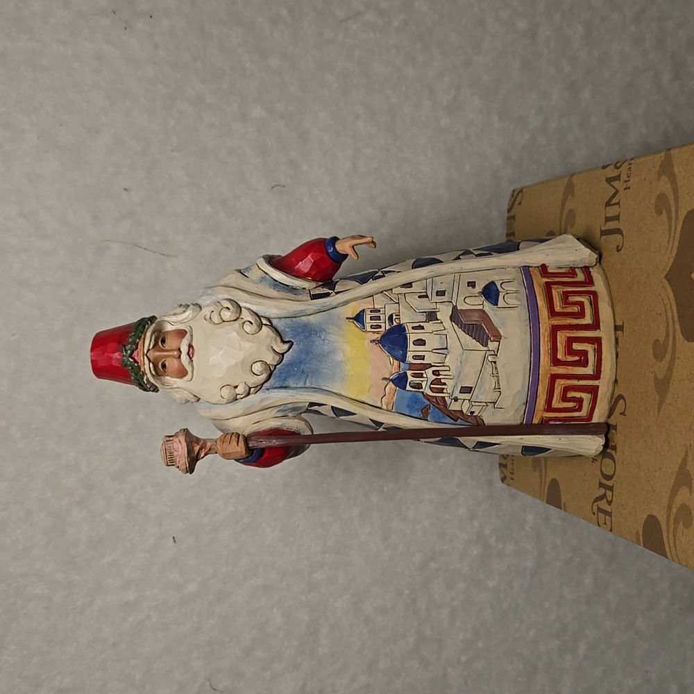 Jim Shore Greek Santa Figurine, 2014